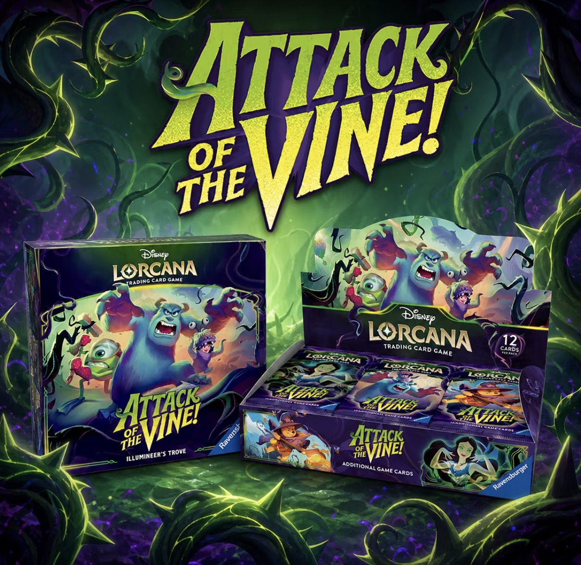 Disney Lorcana Collection Packs Vol13.0 Attack of the Vine