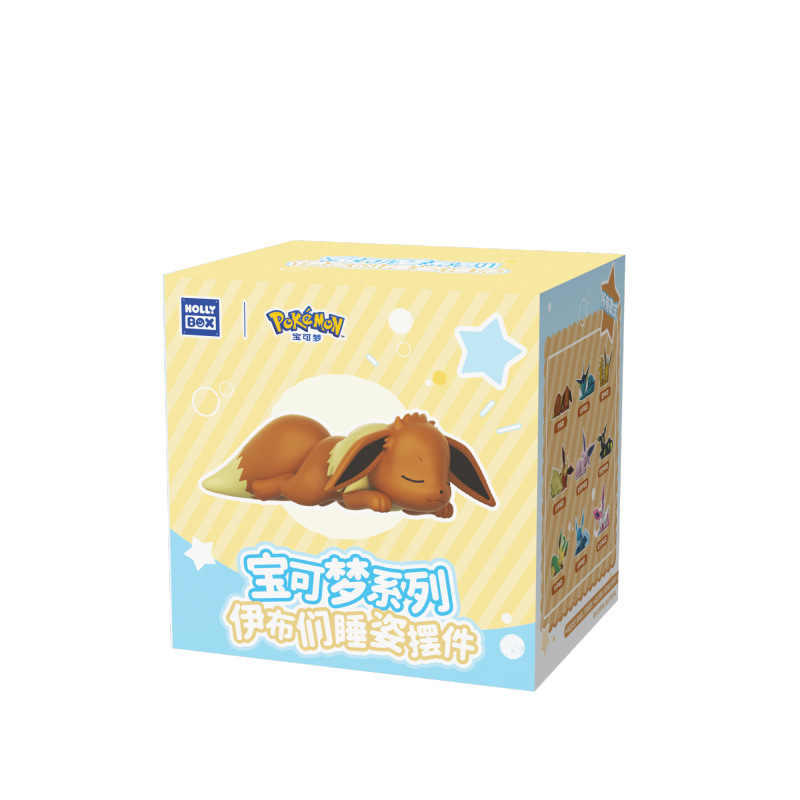 Pokemon Sleeping Position Eevee Series PVC Figures
