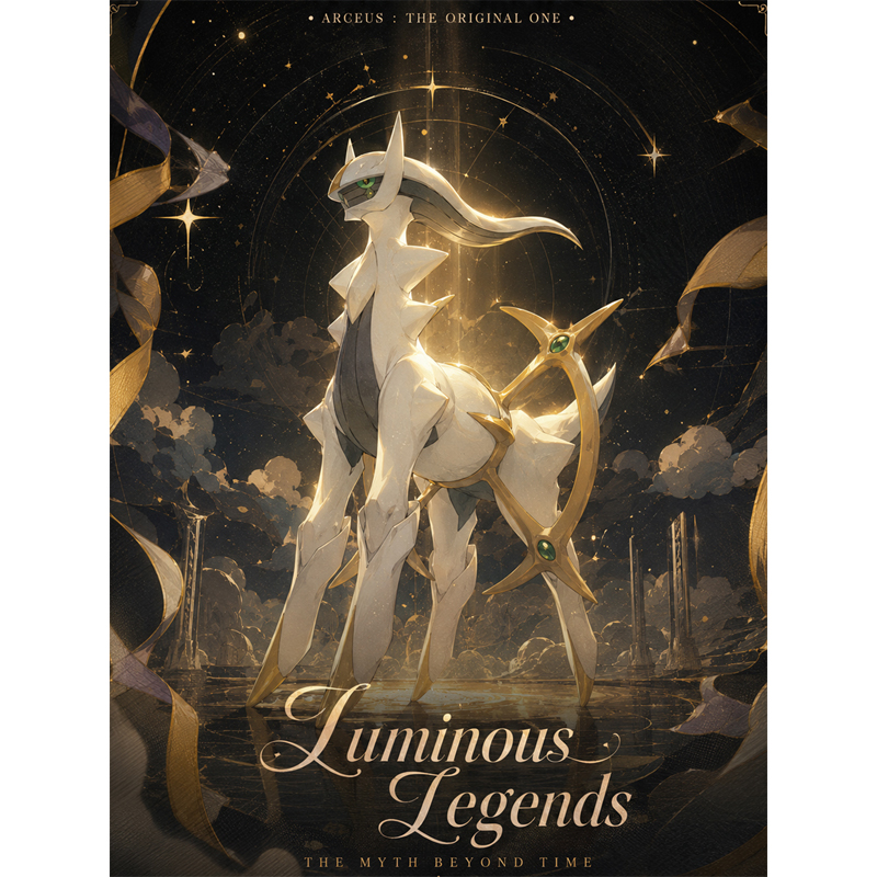 8.4 Pokemon Fuka Studio Luminous Legends Metal Card