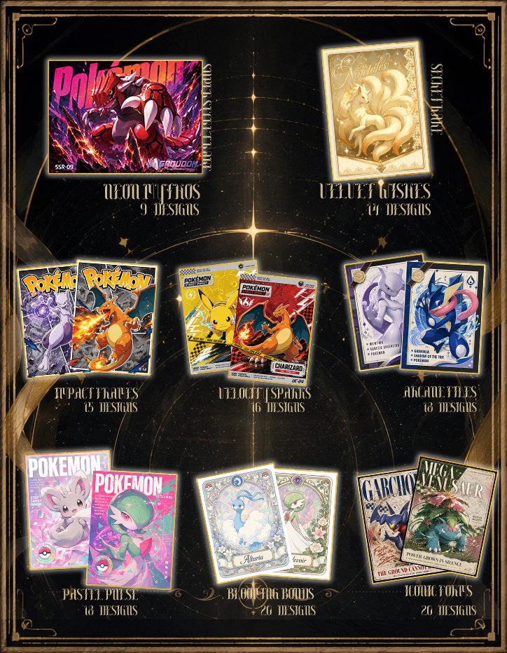 8.4 Pokemon Fuka Studio Luminous Legends Metal Card