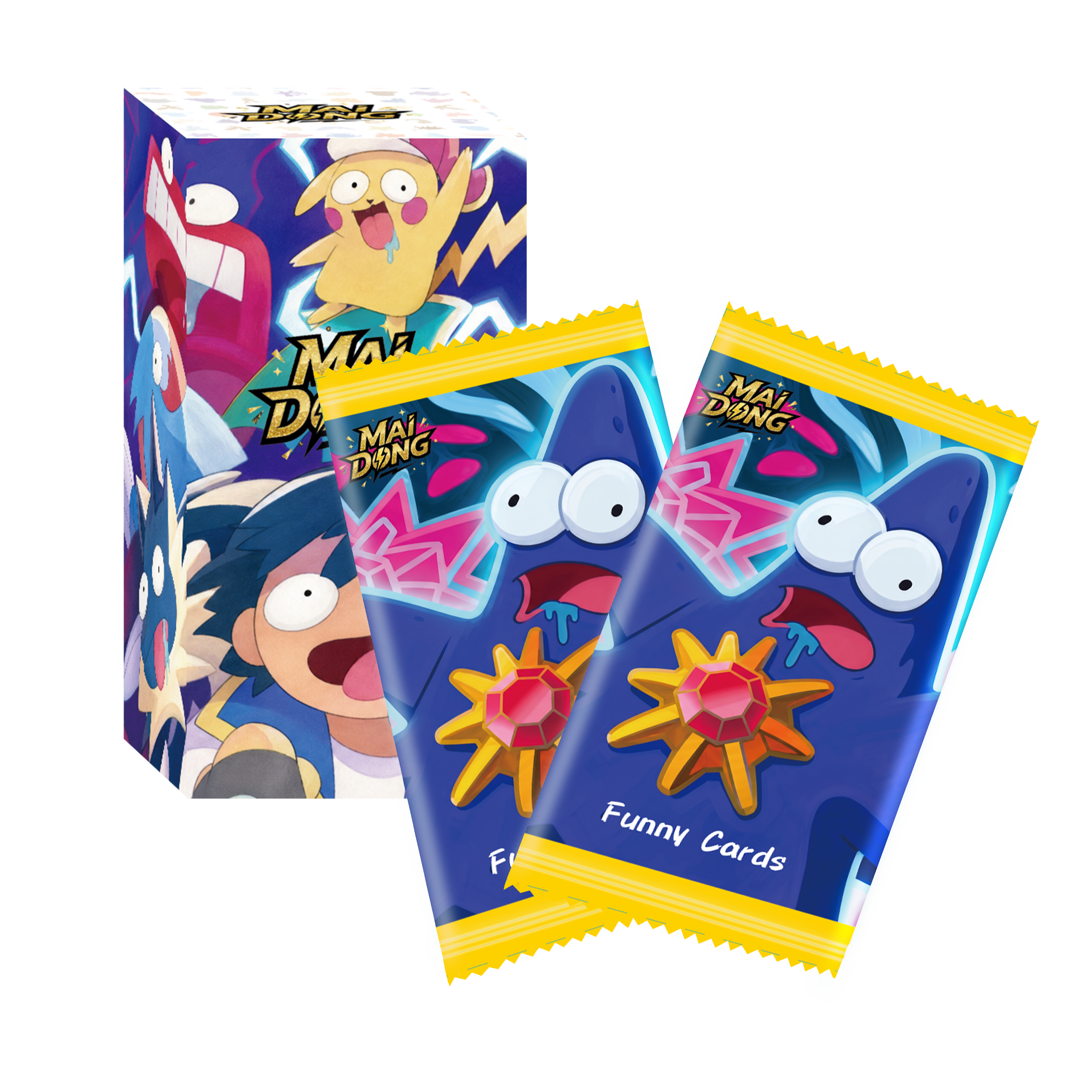 Pokemon MaiDong Studio<Ugly Pack>Funny Card Blind Boxs