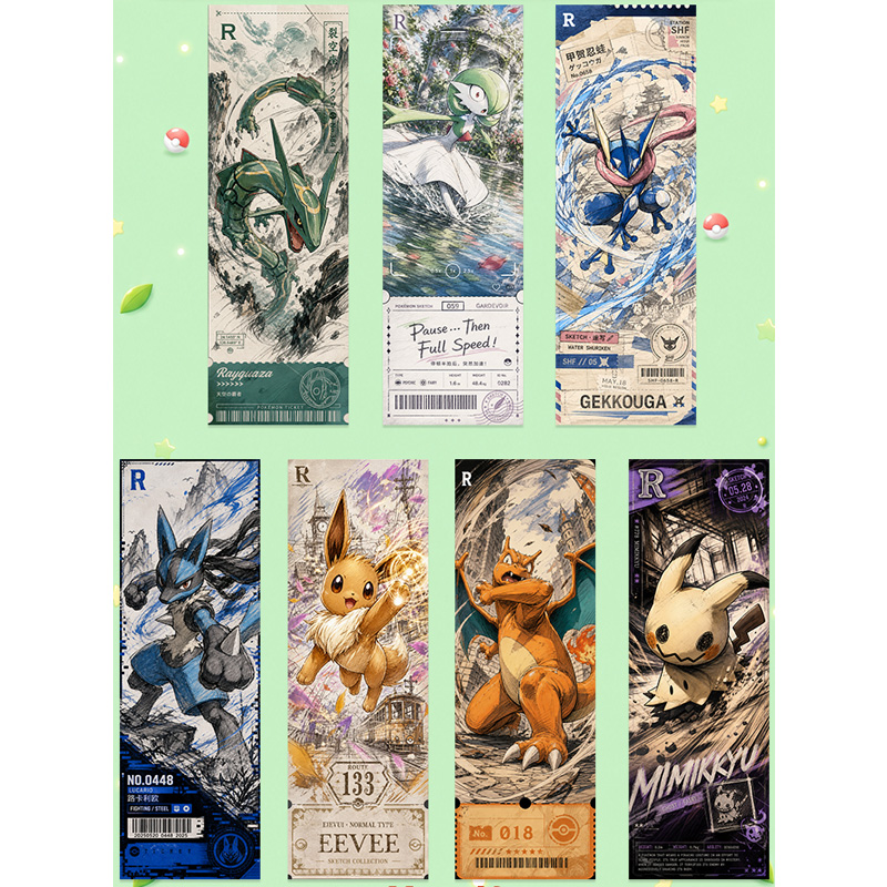 Pokemon XiShi Studio Acrylic Ticket Stub Blind Pack