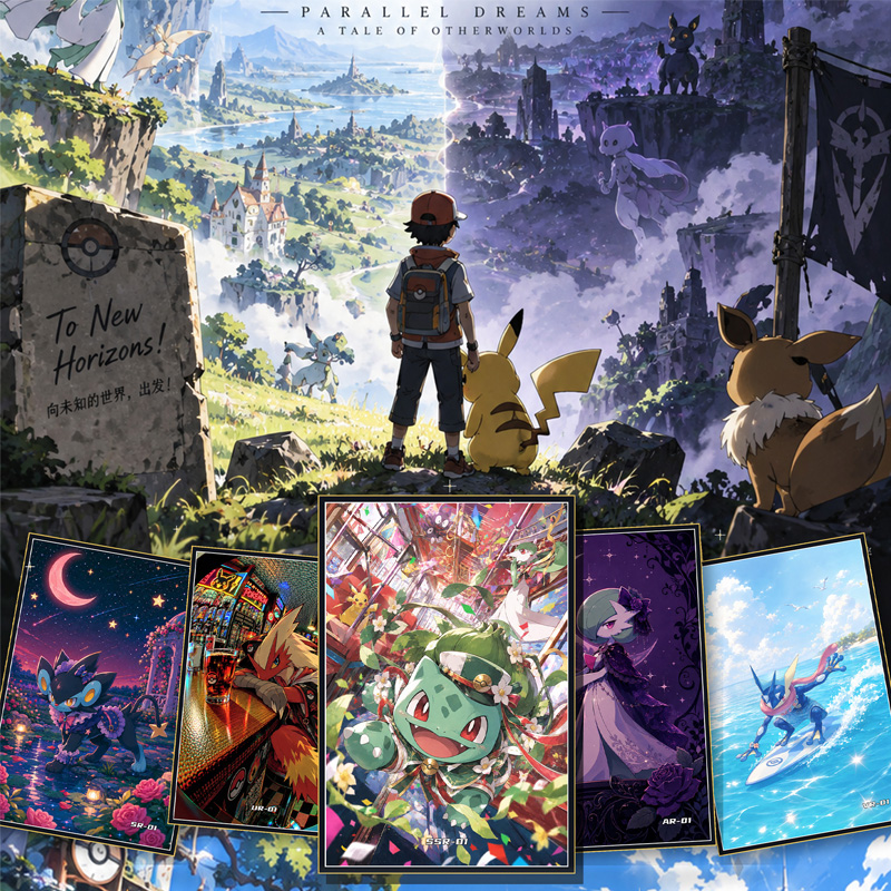 Pokemon Collection Print PARALLEL DREAMS ATALE OF OTHERWORLDS