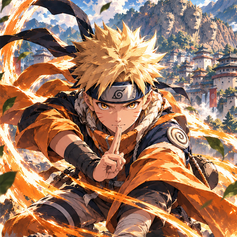 Naruto Hand-painted Collectible Cards