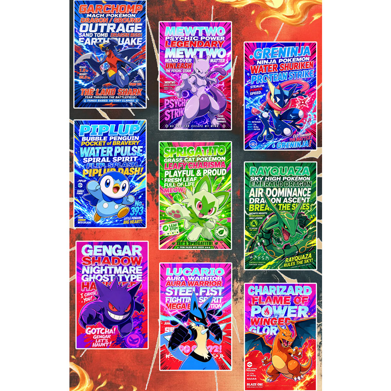 Pokemon ShiYiJi Studio <KUANGYEXINGHUI>ArtBoard Blind Pack