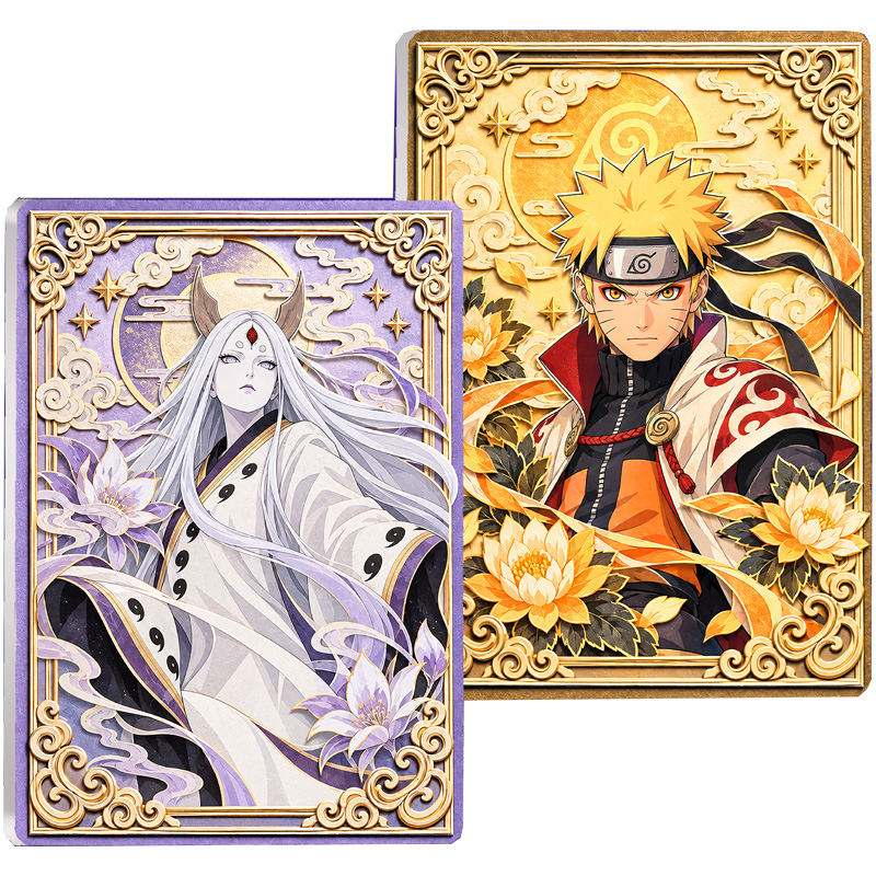 Naruto <XINMUDONGHUA>Texture Metal Card Blind Box